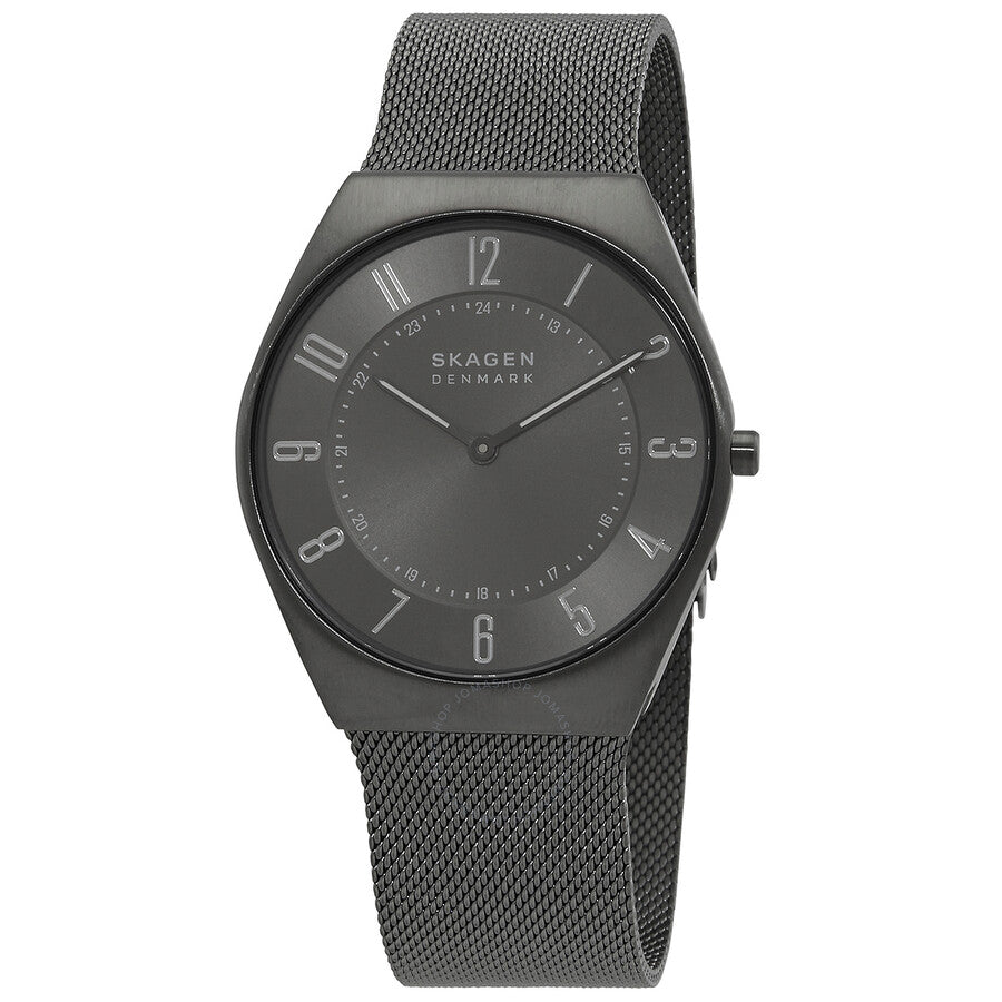 Skagen Grenen Ultra Slim Quartz Charcoal Dial Unisex Watch SKW6824 - Dawson Watches