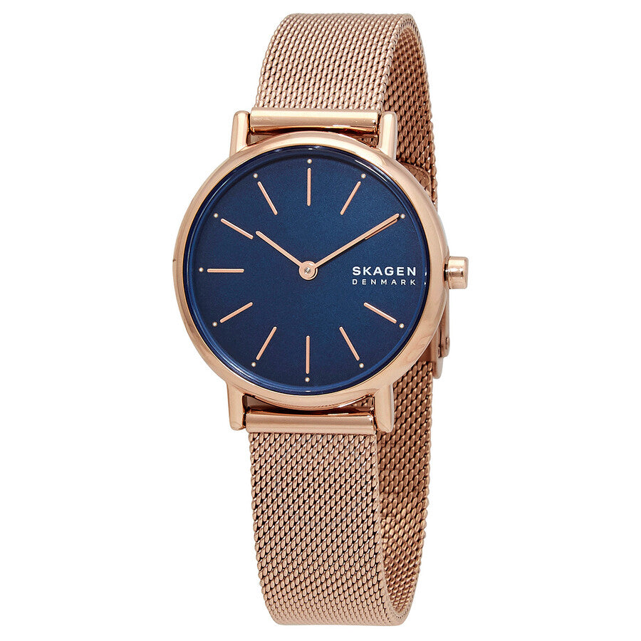 Skagen Signatur Lille Quartz Rose Gold-tone Ladies Watch SKW2837 - Dawson Watches