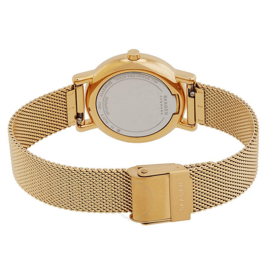 Skagen Signatur Lille Red Dial Ladies Watch SKW3117 - Dawson Watches #3