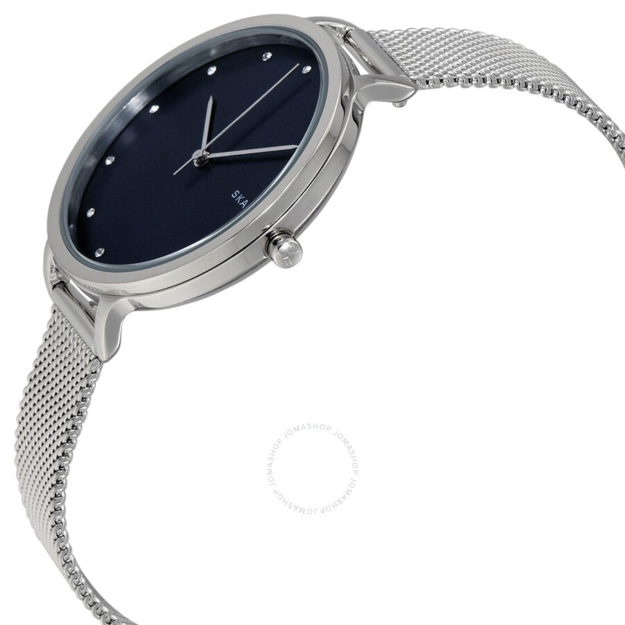 Skagen Hagen Blue Sandblasted Dial Ladies Watch SKW2582 - Dawson Watches #3