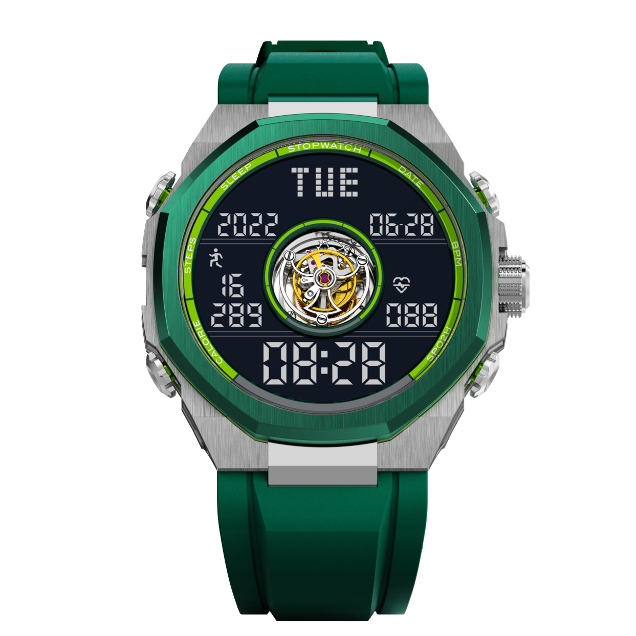 Skyway Smartwatch with Tourbillon Men's Watch NOXSKYWAYGREEN - The Watches Men & CO