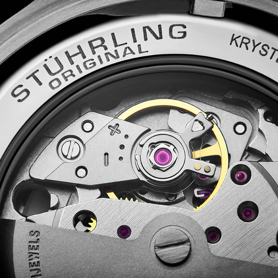 Stuhrling Original Aquadiver Automatic Black Dial Men's Watch M13543#M13543 - Dawson Watches #7