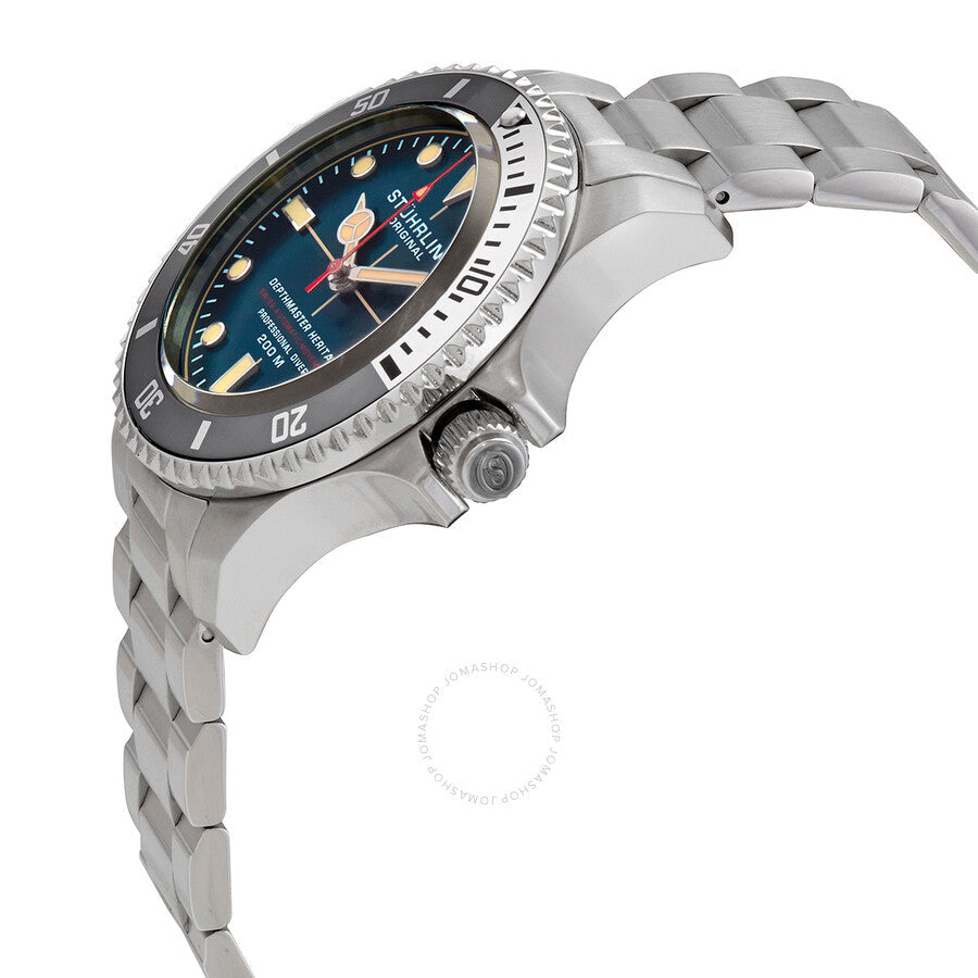 Stuhrling Original Aquadiver Automatic Blue Dial Men's Watch M13520 - Dawson Watches #2