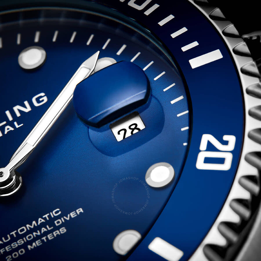 Stuhrling Original Aquadiver Automatic Blue Dial Men's Watch M13544 - Dawson Watches #5