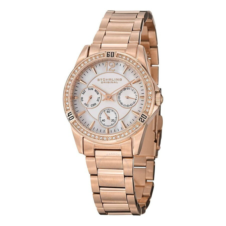 Stuhrling Original Aquadiver White Dial Ladies Watch M15536 - Dawson Watches