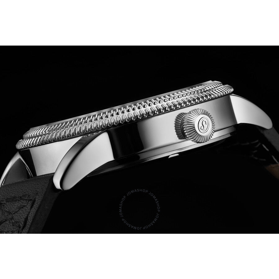 Stuhrling Original Aviator Quartz Black Dial Men's Watch M16842 - Dawson Watches #3