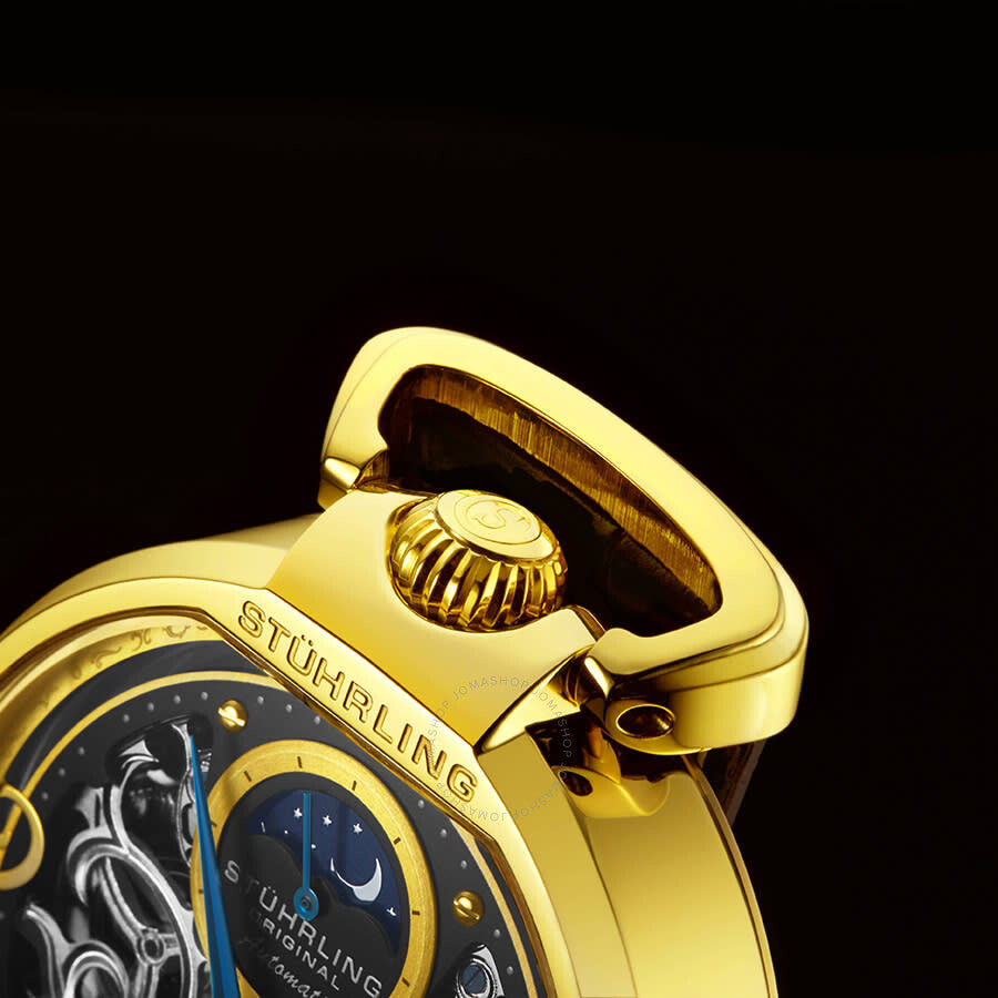 Stuhrling Original Legacy Automatic Black Dial Men's Watch M13502#M13502 - Dawson Watches #7