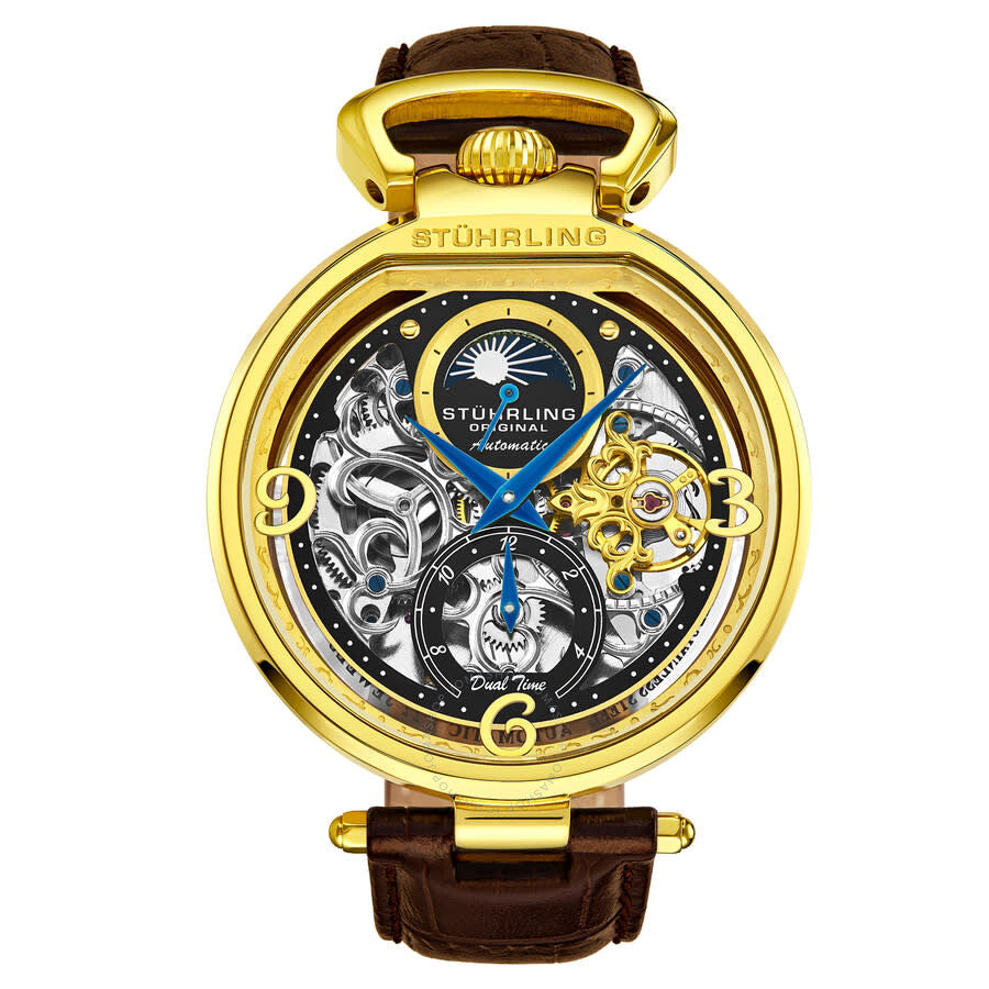 Stuhrling Original Legacy Automatic Black Dial Men's Watch M16821 - Dawson Watches