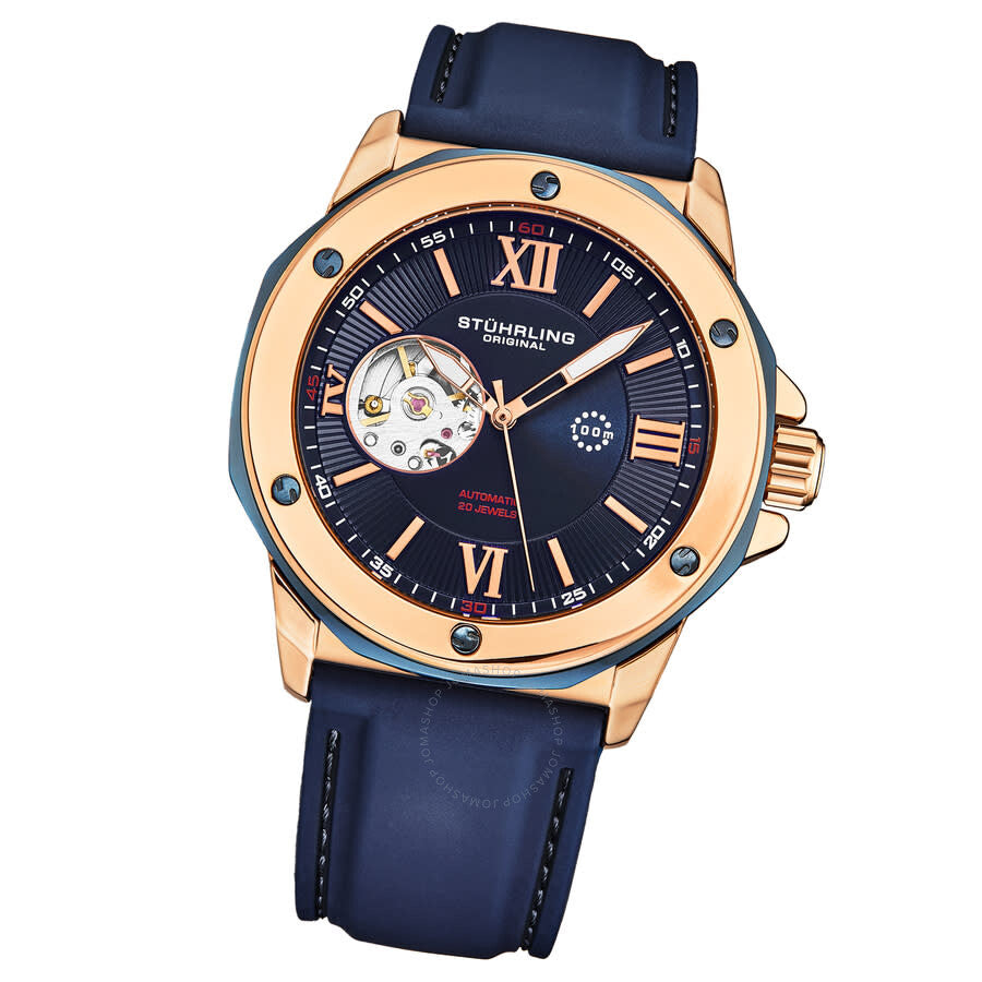 Stuhrling Original Legacy Automatic Blue Dial Men's Watch M16759 - Dawson Watches #2