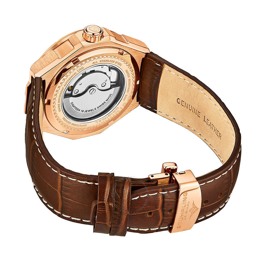 Stuhrling Original Legacy Automatic Brown Dial Men's Watch M13482 - Dawson Watches #2