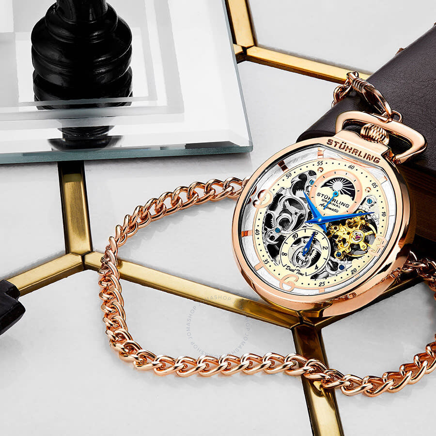 Stuhrling Original Legacy Automatic Champagne Dial Men's Watch M13524 - Dawson Watches #3