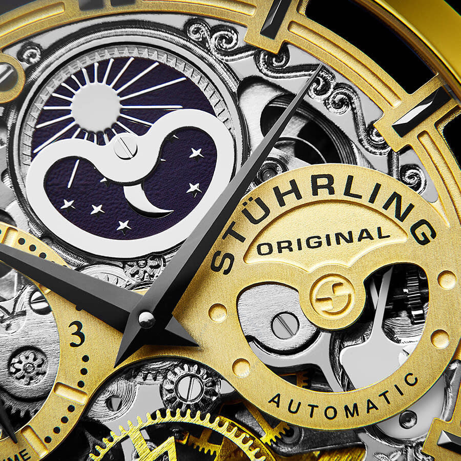 Stuhrling Original Legacy Automatic Gold Dial Men's Watch M13530 - Dawson Watches #3