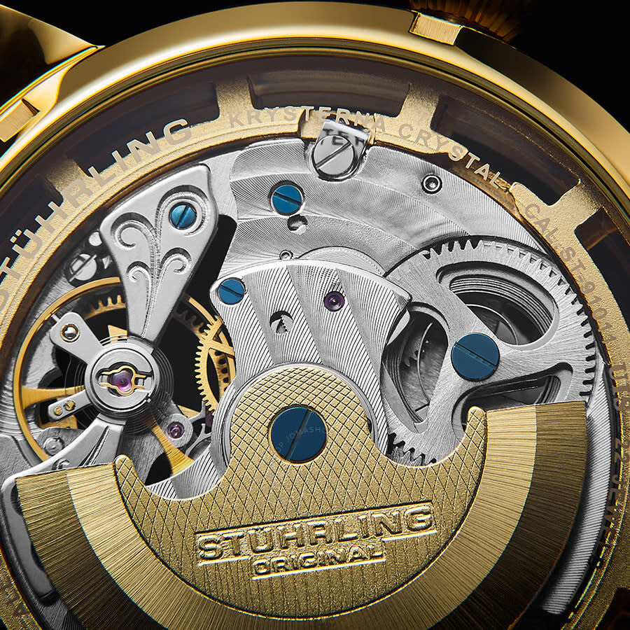 Stuhrling Original Legacy Automatic Gold Dial Men's Watch M13530 - Dawson Watches #5