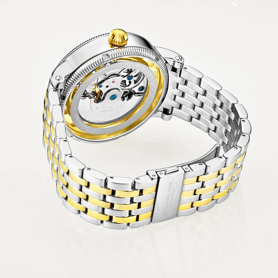 Stuhrling Original Legacy Automatic Gold Dial Men's Watch M13564 - Dawson Watches #2