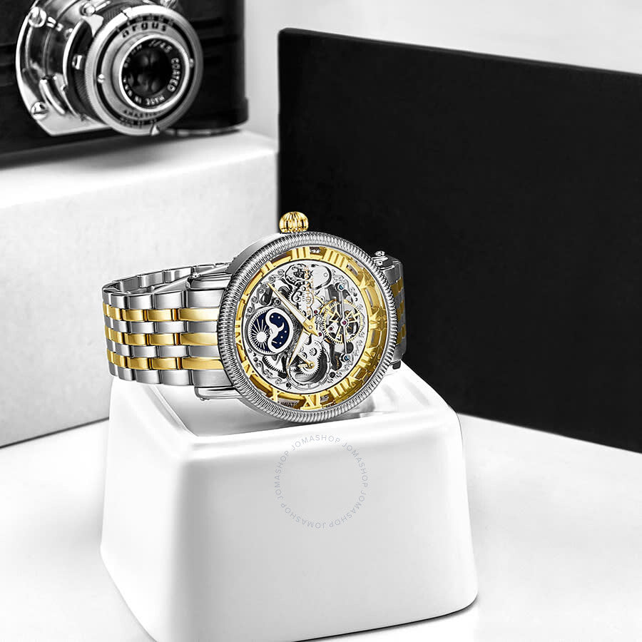 Stuhrling Original Legacy Automatic Gold Dial Men's Watch M13564 - Dawson Watches #3