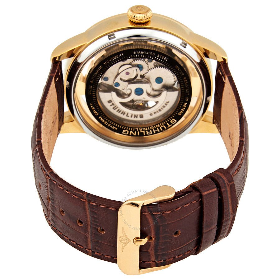 Stuhrling Original Legacy Automatic Gold Dial Men's Watch M16238 - Dawson Watches #3
