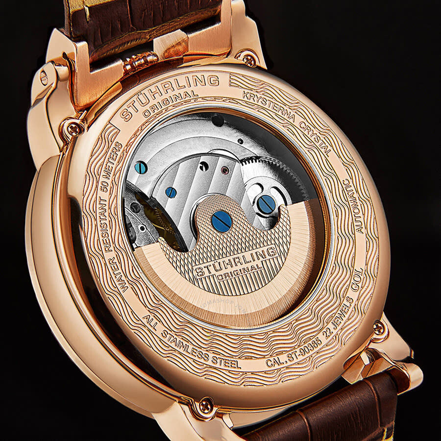 Stuhrling Original Legacy Automatic Gunmetal Dial Men's Watch M13510 - Dawson Watches #3