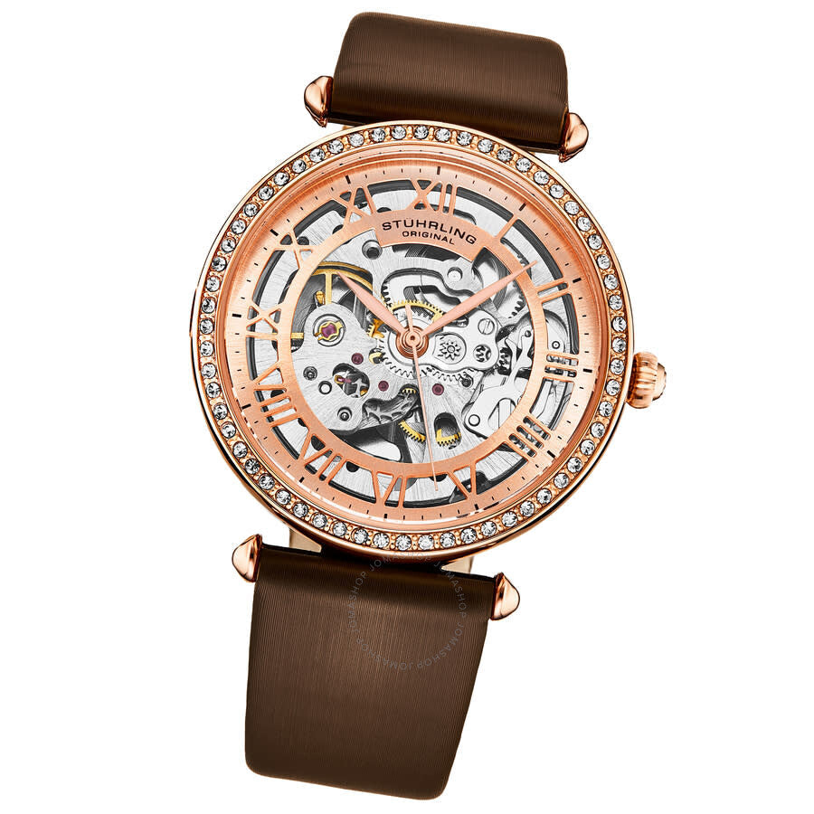 Stuhrling Original Legacy Automatic Rose Gold Dial Ladies Watch M17193 - Dawson Watches #2