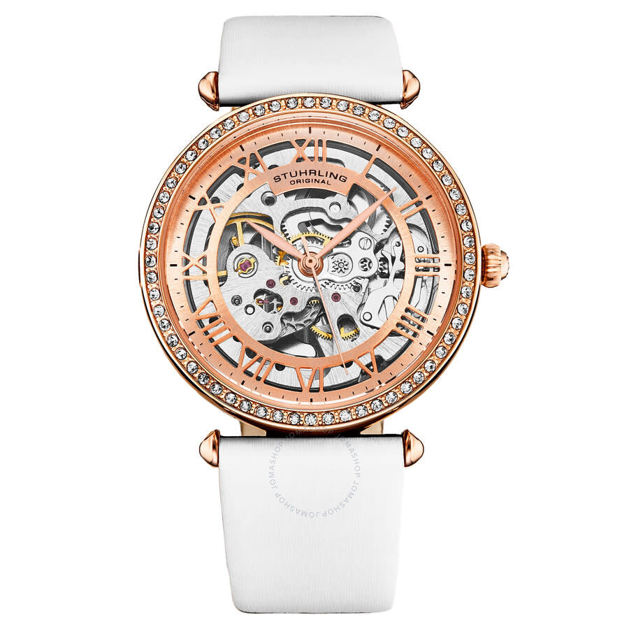 Stuhrling Original Legacy Automatic Rose Gold Dial Ladies Watch M17194 - Dawson Watches