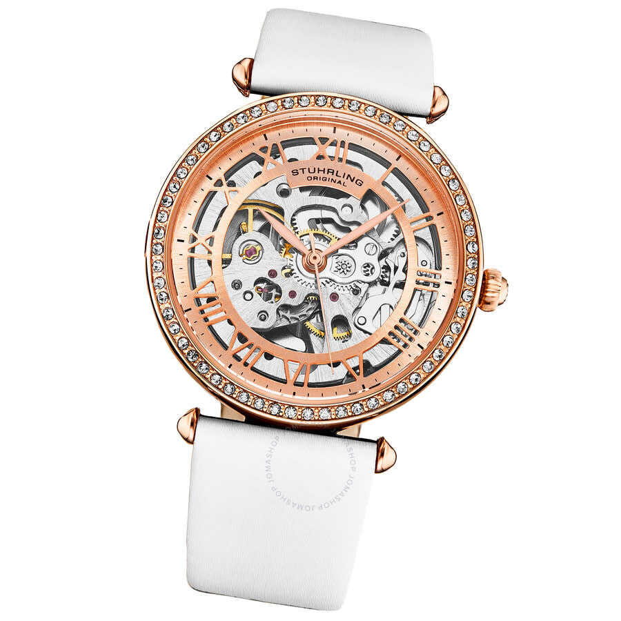 Stuhrling Original Legacy Automatic Rose Gold Dial Ladies Watch M17194 - Dawson Watches #2
