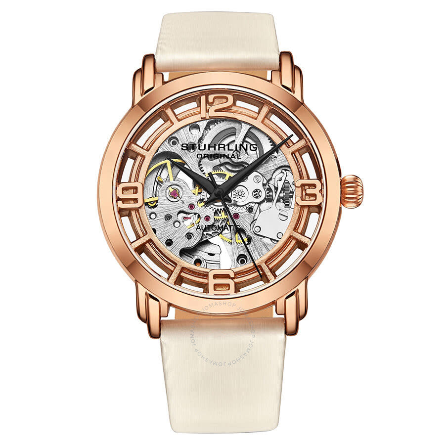 Stuhrling Original Legacy Automatic Silver Dial Ladies Watch M13626 - Dawson Watches