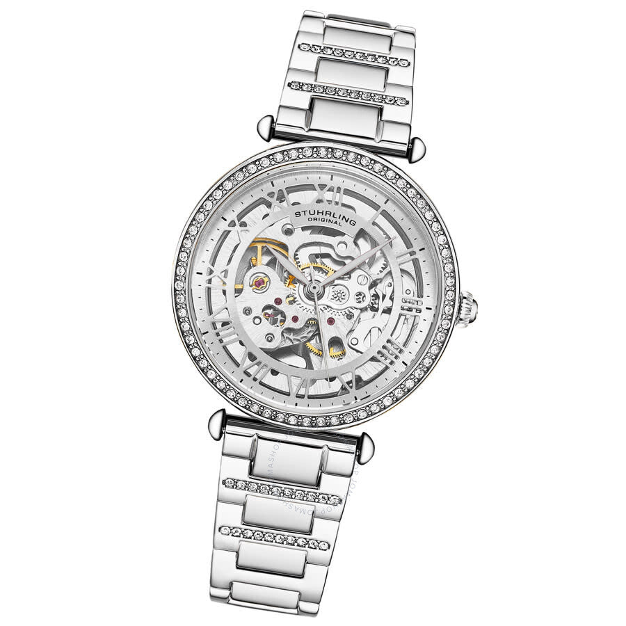 Stuhrling Original Legacy Automatic Silver Dial Ladies Watch M17192 - Dawson Watches #2