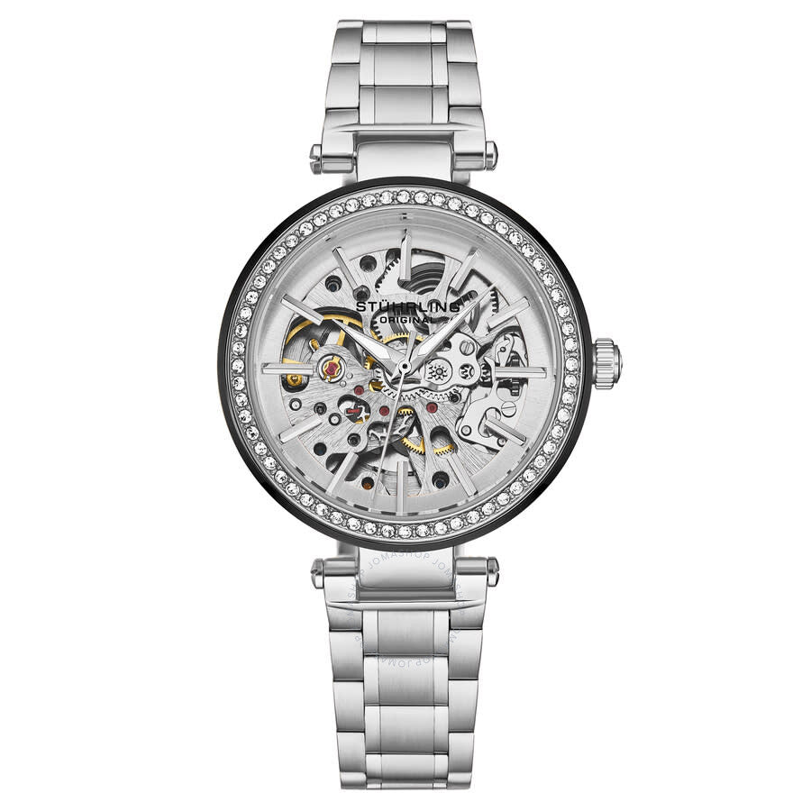 Stuhrling Original Legacy Automatic Silver Dial Ladies Watch M17989