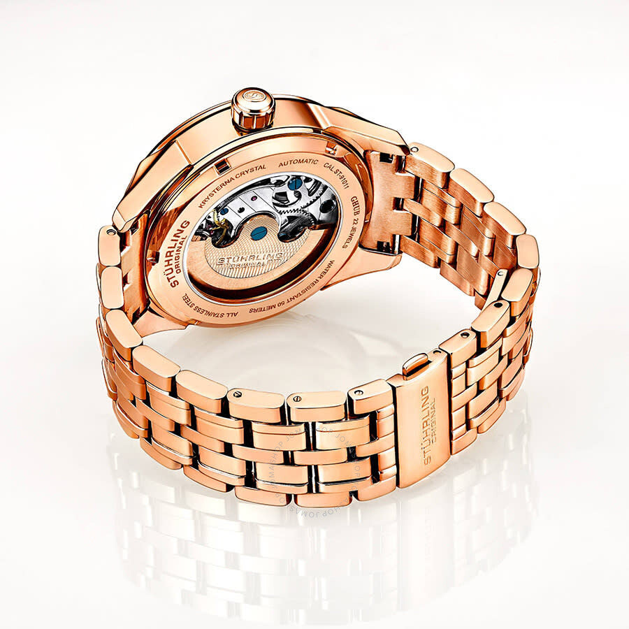 Stuhrling Original Legacy Automatic Silver Dial Men's Watch M13481 - Dawson Watches #2