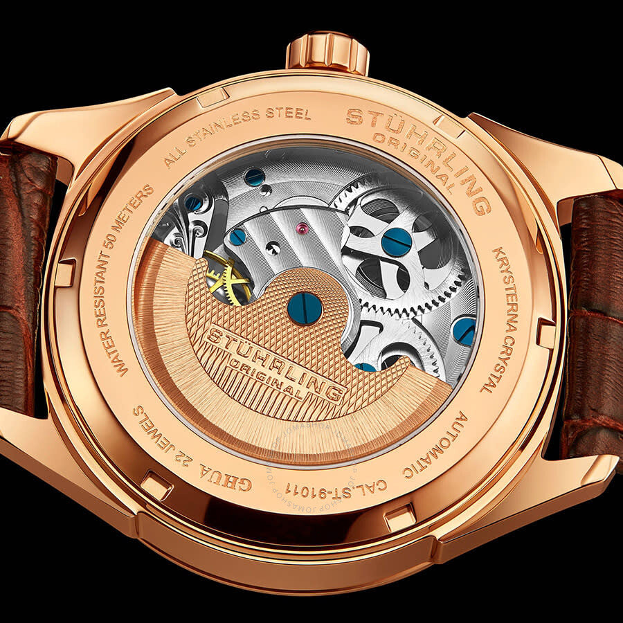 Stuhrling Original Legacy Automatic Silver Dial Men's Watch M13509 - Dawson Watches #3