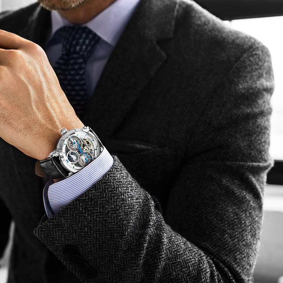 Stuhrling Original Legacy Automatic Silver Dial Men's Watch M13541#M13541 - Dawson Watches #6