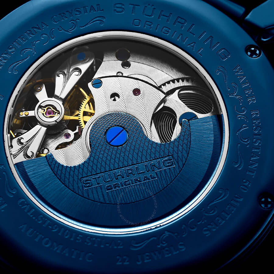 Stuhrling Original Legacy Automatic Silver Dial Men's Watch M13569 - Dawson Watches #3
