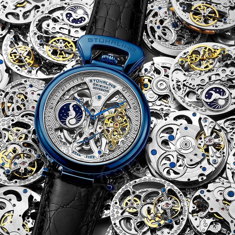 Stuhrling Original Legacy Automatic Silver Dial Men's Watch M13569 - Dawson Watches #5