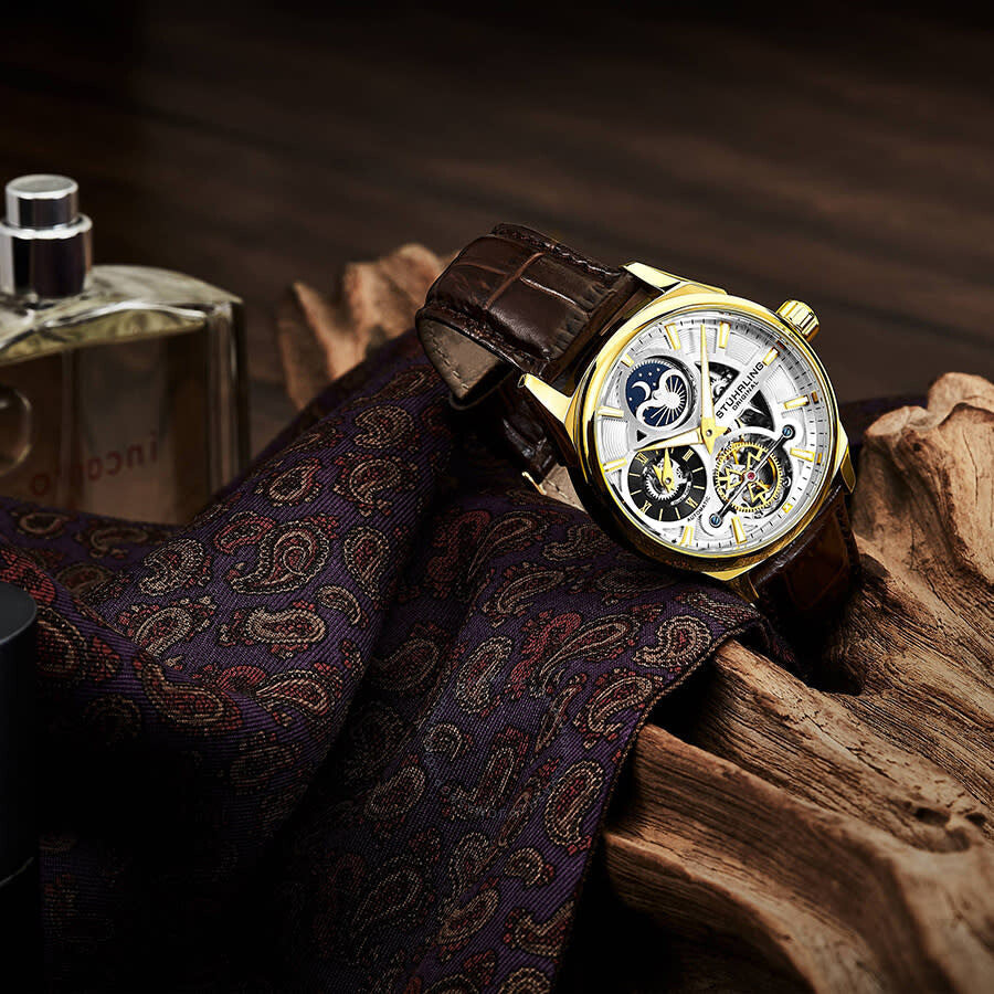 Stuhrling Original Legacy Automatic Silver Dial Men's Watch M13589 - Dawson Watches #4