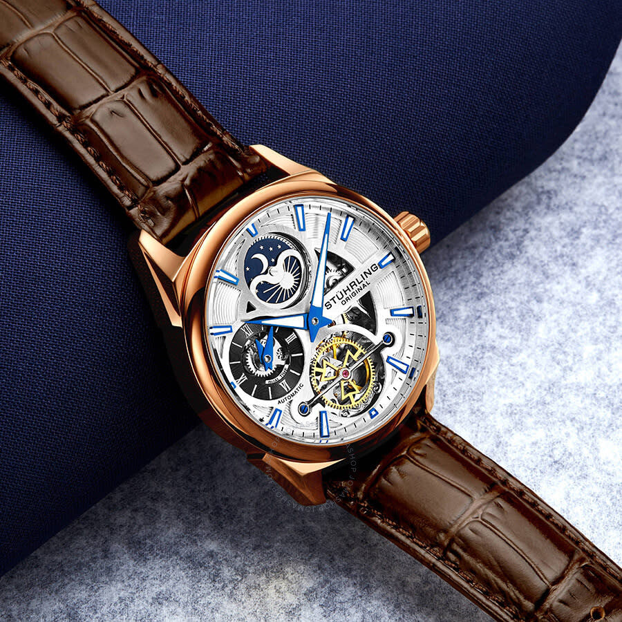 Stuhrling Original Legacy Automatic Silver Dial Men's Watch M13590 - Dawson Watches #3