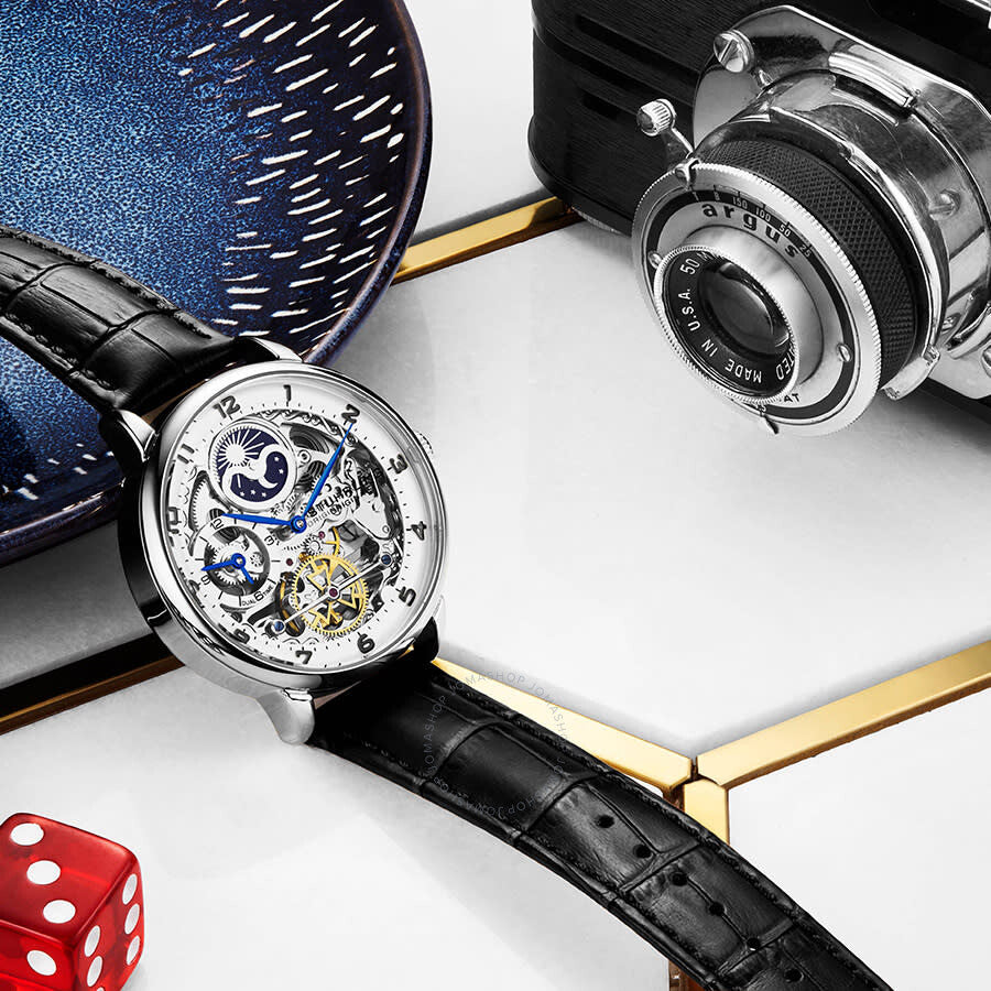 Stuhrling Original Legacy Automatic Silver Dial Men's Watch M13600 - Dawson Watches #3