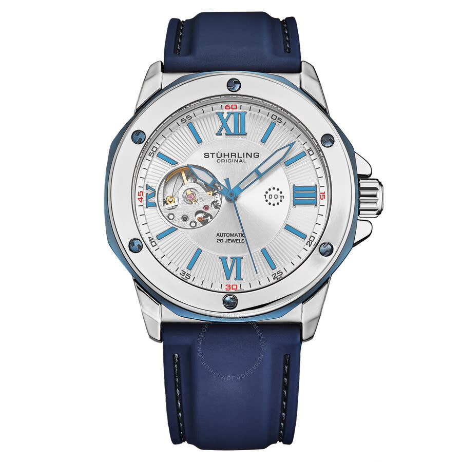 Stuhrling Original Legacy Automatic Silver Dial Men's Watch M17214 - Dawson Watches