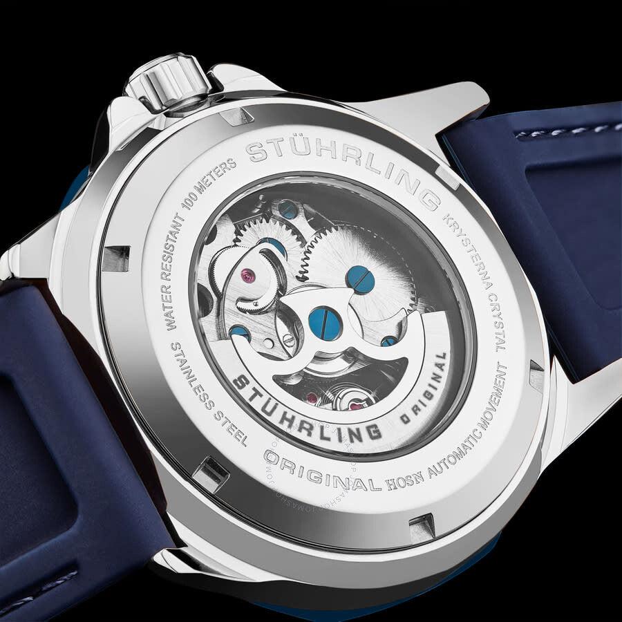 Stuhrling Original Legacy Automatic Silver Dial Men's Watch M17214 - Dawson Watches #4