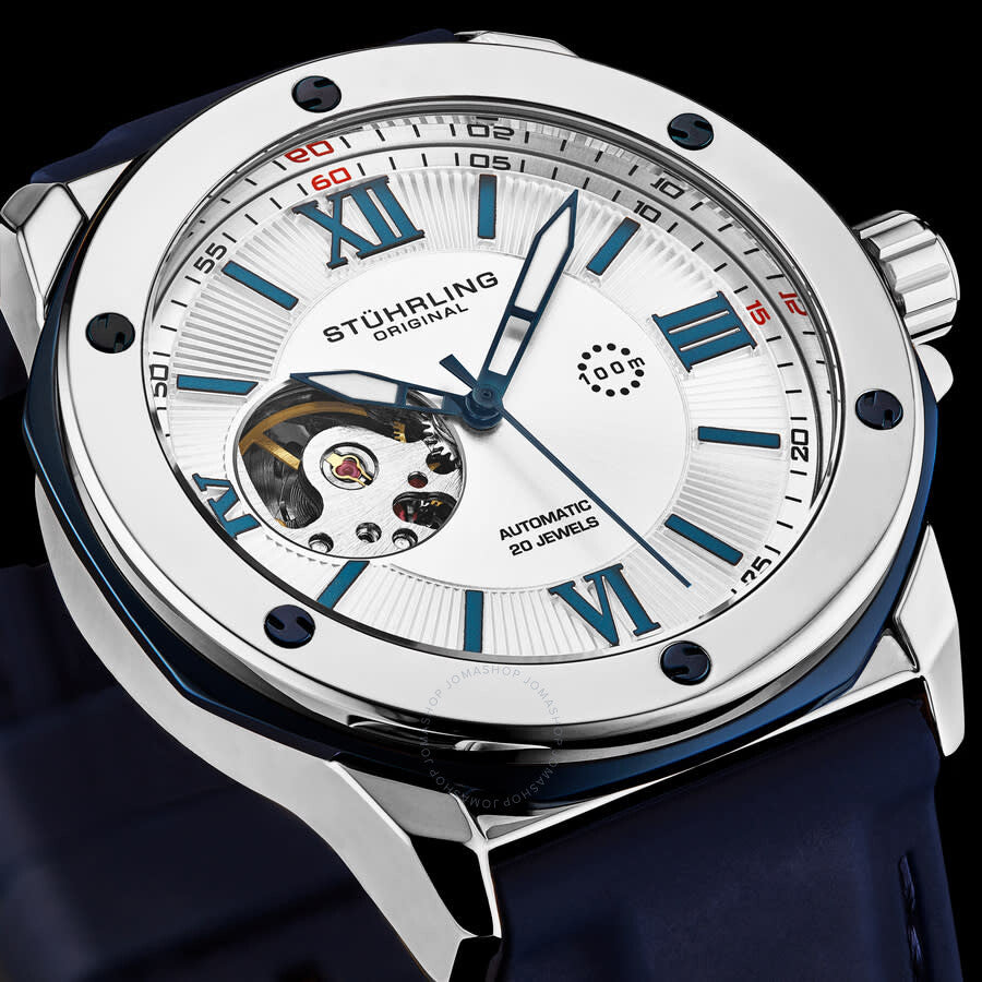 Stuhrling Original Legacy Automatic Silver Dial Men's Watch M17214#M17214 - Dawson Watches #6