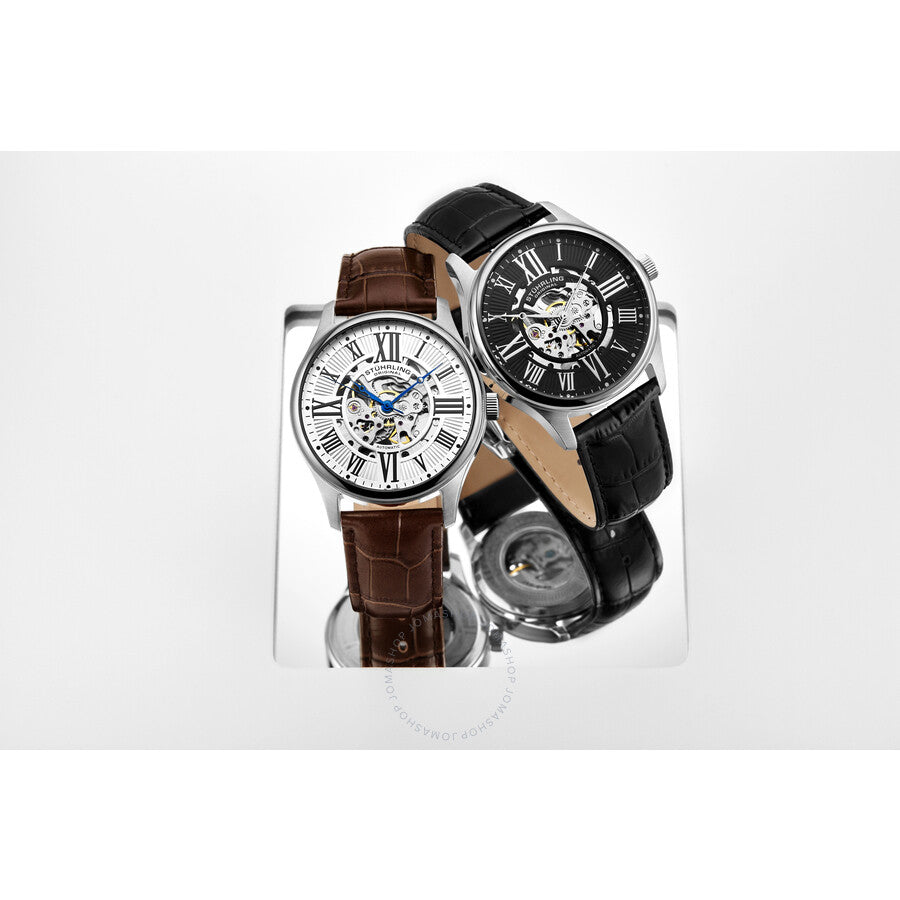 Stuhrling Original Legacy Automatic Silver Dial Men's Watch M17040 - Dawson Watches #3