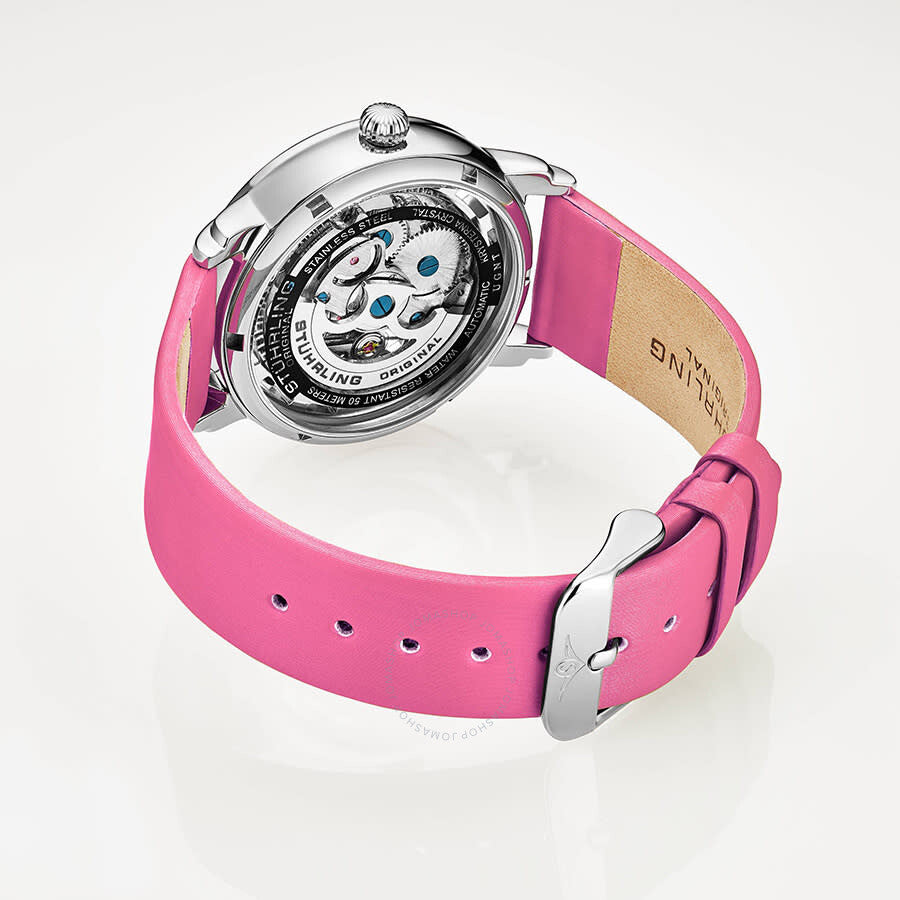 Stuhrling Original Legacy Automatic Silver Seleton Dial Ladies Watch M13637 - Dawson Watches #2