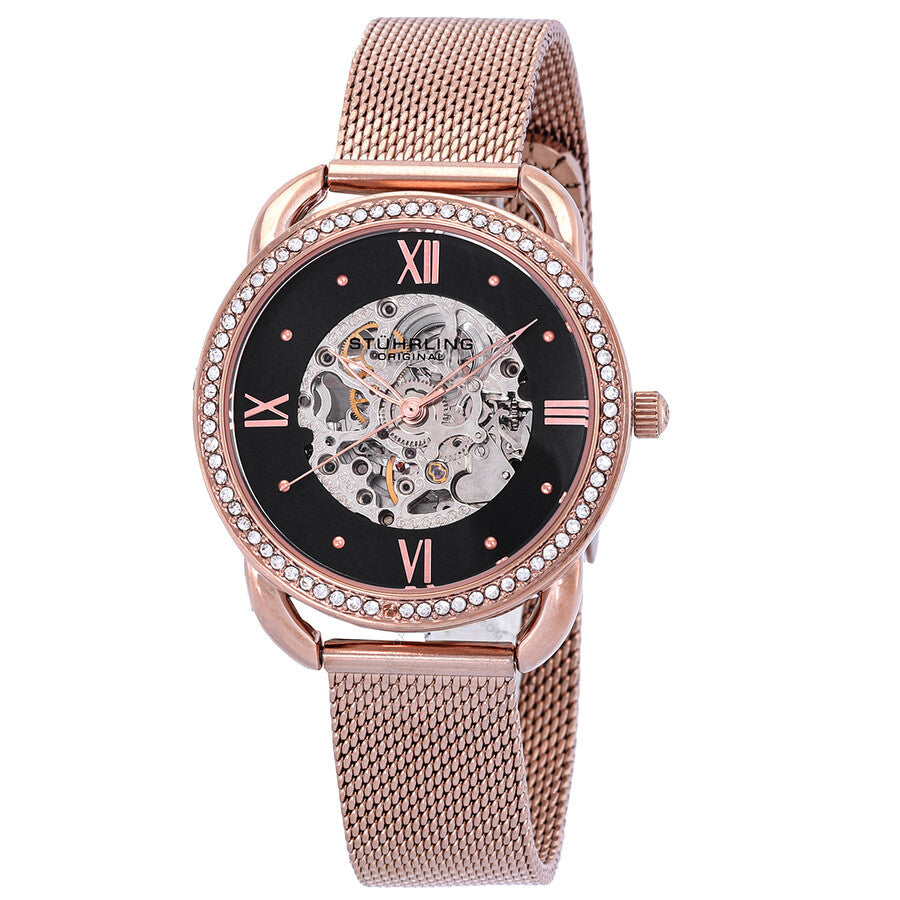 Stuhrling Original Legacy Black Dial Ladies Watch M15914 - Dawson Watches