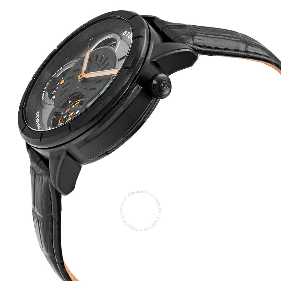 Stuhrling Original Legacy Black Dial Men's Watch M15401 - Dawson Watches #2