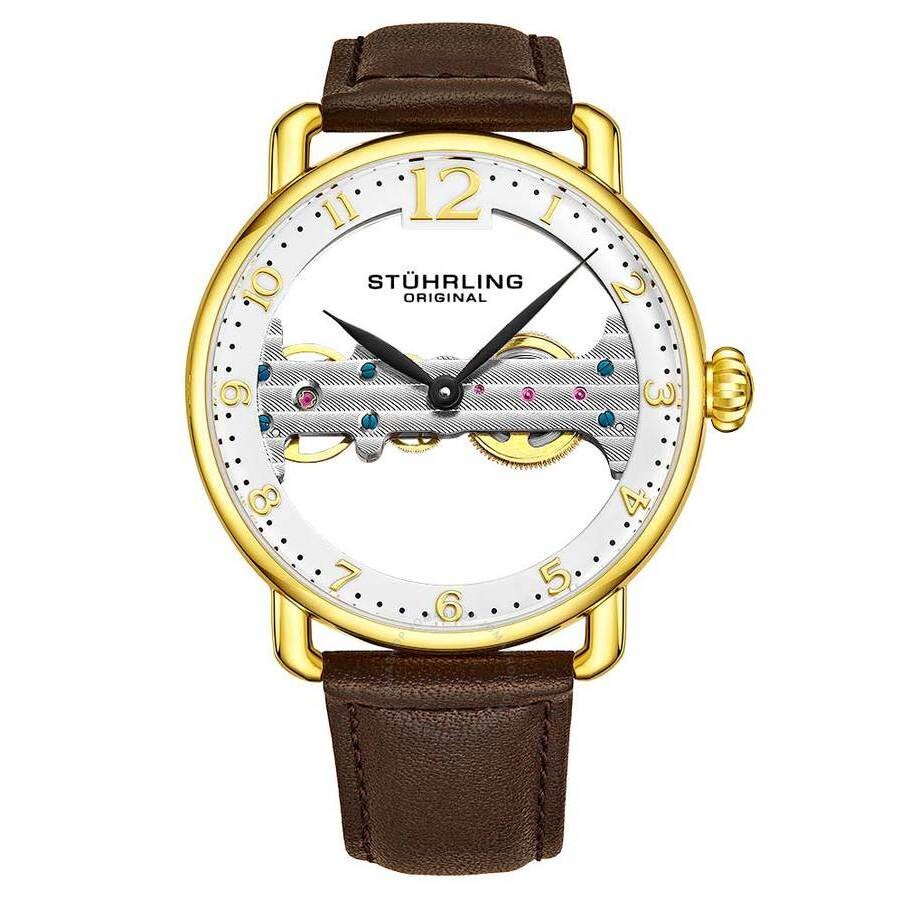 Stuhrling Original Legacy Brown Dial Men's Watch M15657 - Dawson Watches