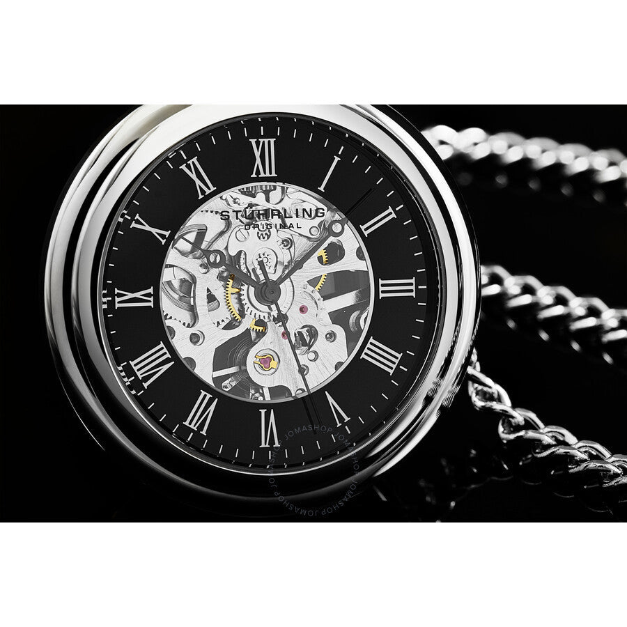 Stuhrling Original Legacy Hand Wind Black Dial Men's Watch M16759 - Dawson Watches #5