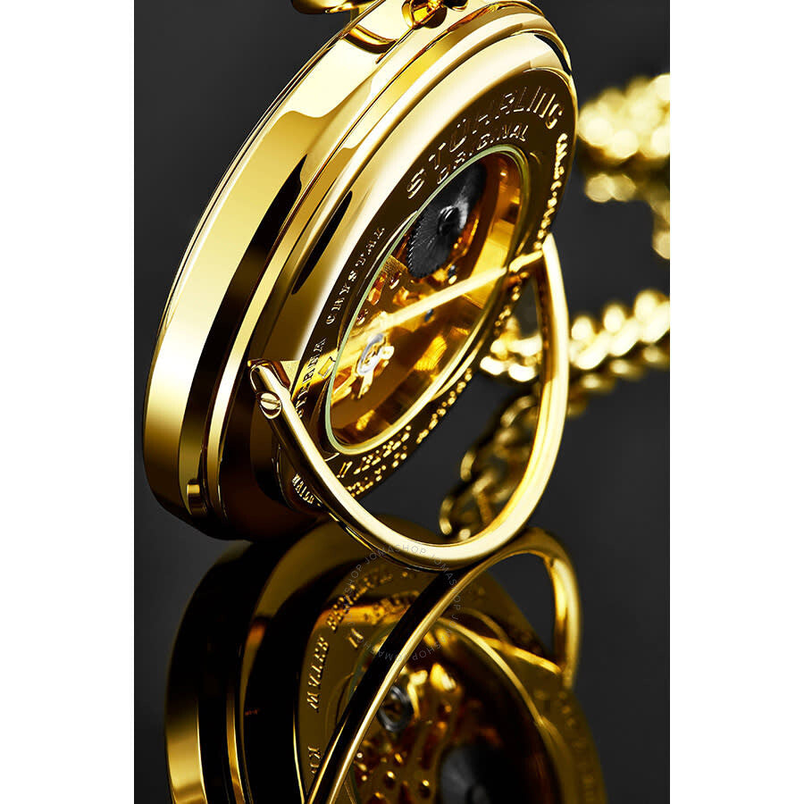 Stuhrling Original Legacy Hand Wind White Dial Men's Pocket Watch M13644 - Dawson Watches #4