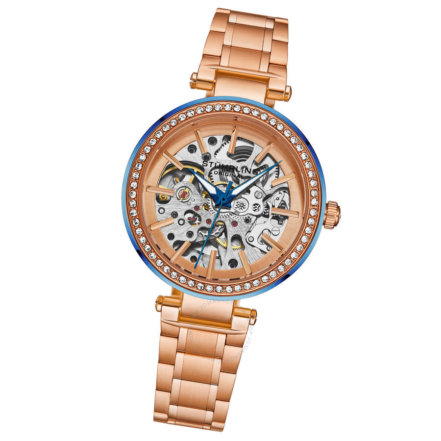 Stuhrling Original Legacy Automatic Rose Gold Dial Ladies Watch M17991 - Dawson Watches #2