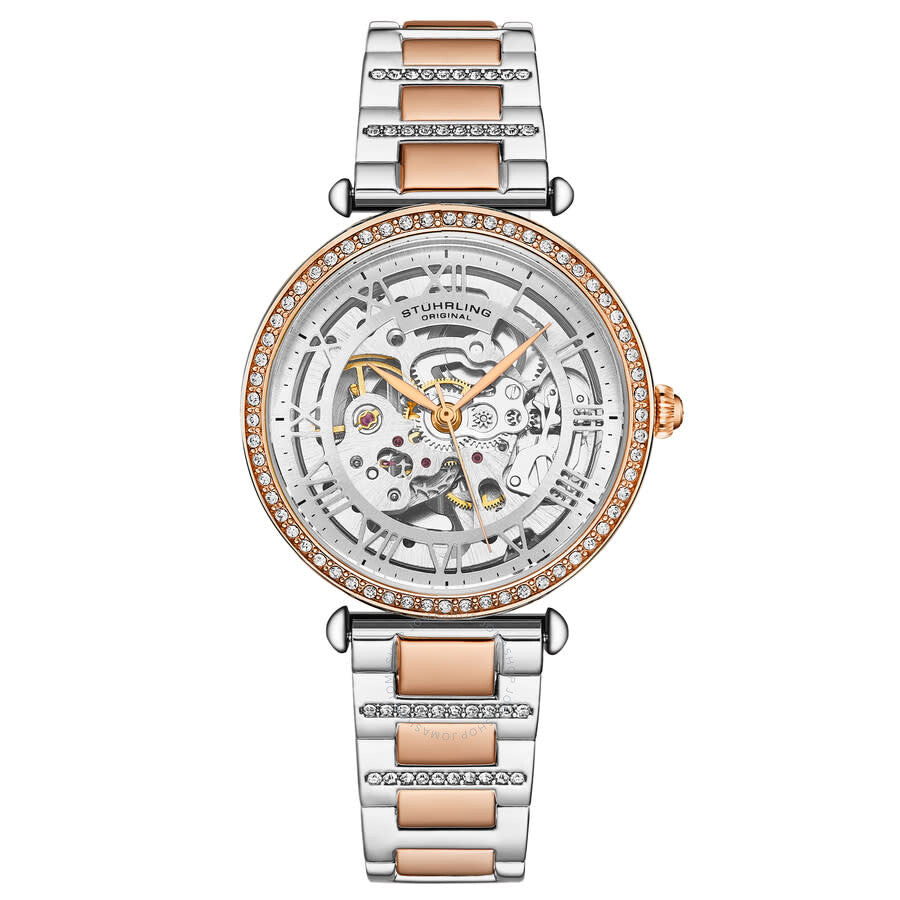 Stuhrling Original Legacy Automatic Silver Dial Ladies Watch M17971 - Dawson Watches