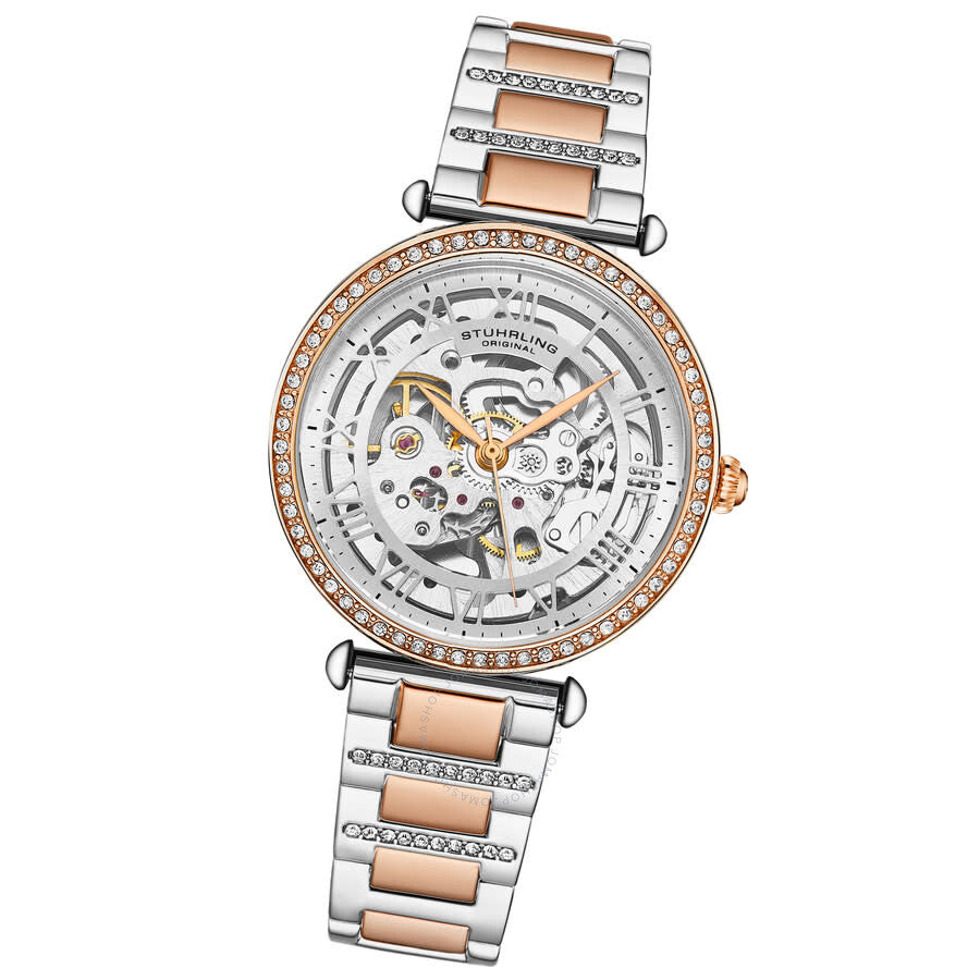Stuhrling Original Legacy Automatic Silver Dial Ladies Watch M17971 - Dawson Watches #2