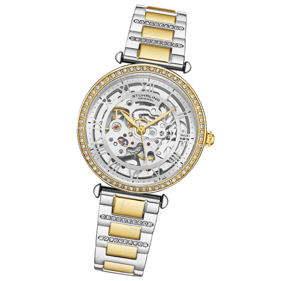 Stuhrling Original Legacy Automatic Silver Dial Ladies Watch M17972 - Dawson Watches #2