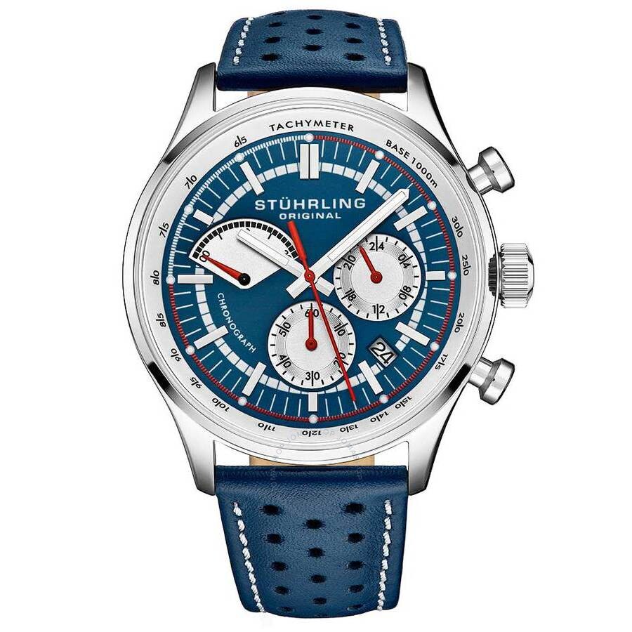 Stuhrling Original Monaco Blue Dial Men's Watch M15562 - Dawson Watches